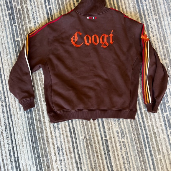 Heavy Brown Coogi Zip Up Jacket XXL - Picture 5 of 6